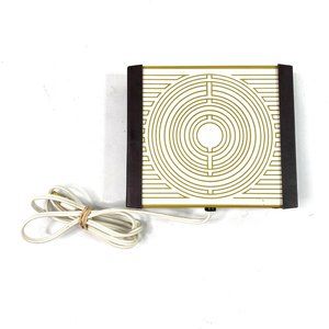 Vintage Warm O Tray Warming Plate White Cord Electric 7x7 Square Model 30T